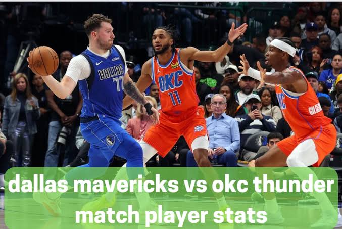 OKC Thunder vs Dallas Mavericks: Match Player Stats Breakdown